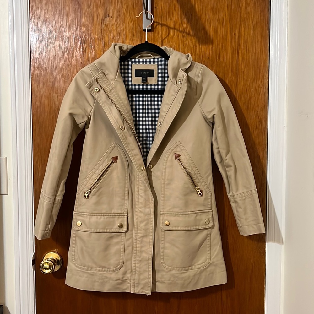 J crew 000p trench coat